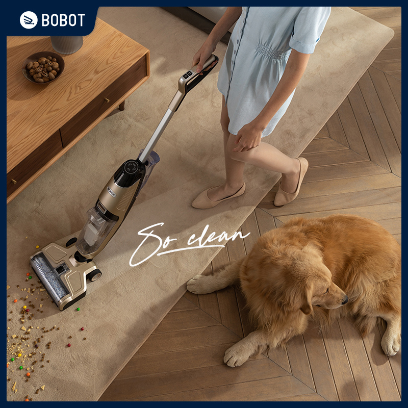 BOBOT 家用无线洗地机扫拖z吸一体机可手持家用自动智能吸尘器拖