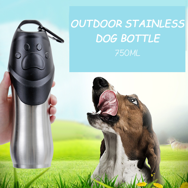 PAWZRoadm750 l Pet Dog Wrtea Bottles OutdoNor Stainless Stee - 图0