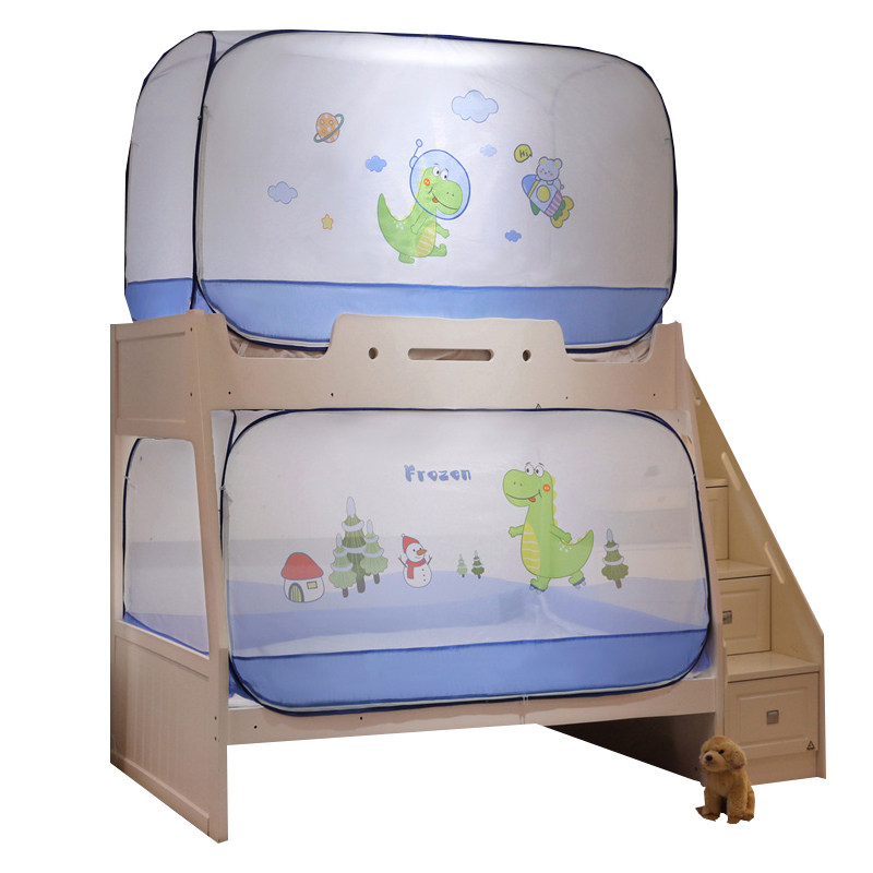 子母床蚊帐免安装蒙古包上铺下铺高低儿童上下床防蚊帐子1.2m1.5,淘宝优惠券,粉丝福利购,淘宝优惠卷