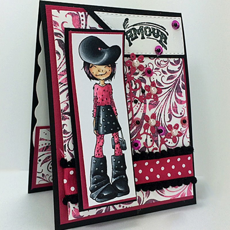 Rubber-Stamps Scrapbooking Sweet Girls Photo-Album Making-Ca - 图3