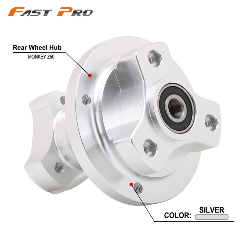 推荐Billet CNC Rear Wheel hub For Mini Trail Monkey Bike Z50 - 图0