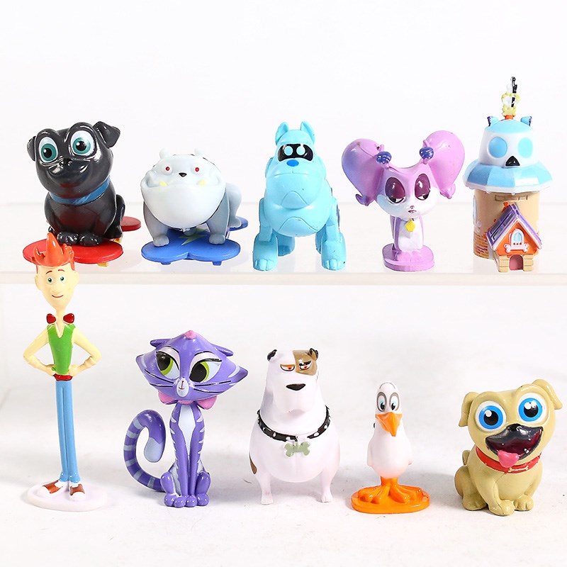 Bob dog and friends 10pcs Puppy Dog Pals Bingo Rolly pug pu - 图2