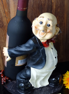 欧式西餐厅家居客厅电视柜酒柜装饰品摆件现代简约红酒架创意