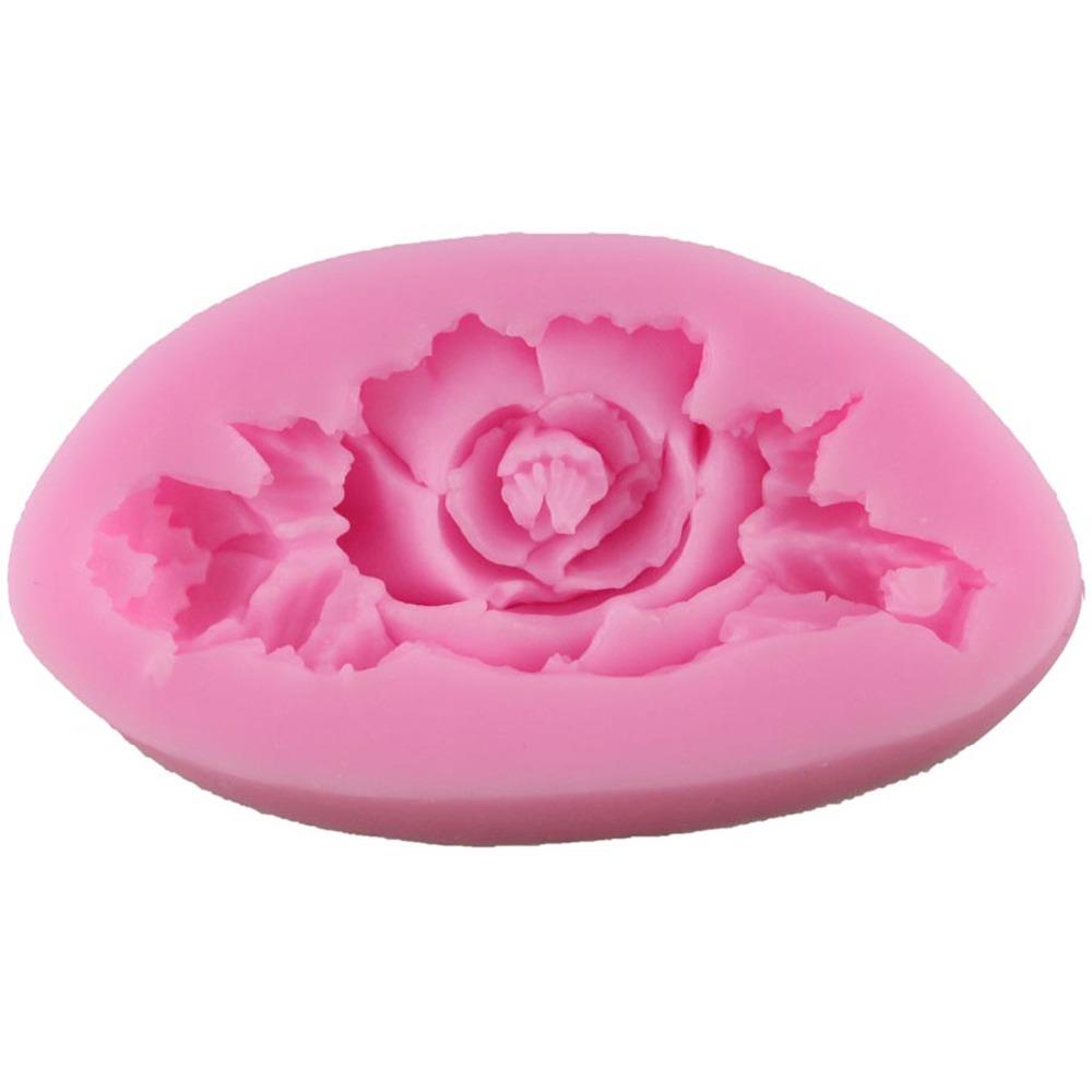 推荐3D Rose Flower Cake Silicone Mold Fondant Cake Decoratin - 图1