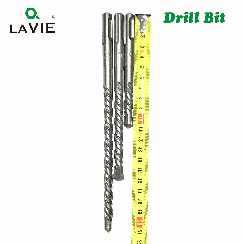 LAVIE 3pc/Lot SDS Plus Drill Bits 6 8 10mm 210mm Hole Saw Dr - 图1