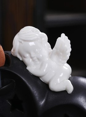 摆件生肖猪家居客厅摆设陶瓷十二创意鼠12饰品品工艺黑色小猪猪萌