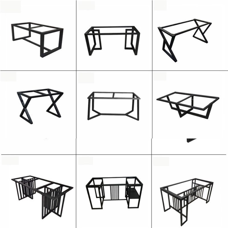吧台脚架桌腿支架来图订制不锈钢茶几脚办公桌架脚客厅茶桌餐台脚