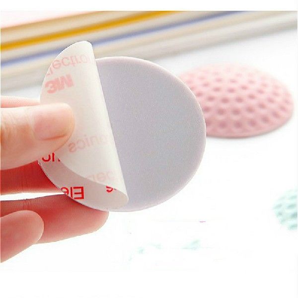 SUEF 3PCS Silicone Self Adhesive Rubber Door BufWfer Wall-图3