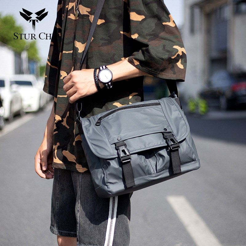 男包牛津布包休闲斜挎包商务A4男士帆布背包工装机能包单肩包男,淘宝优惠券,粉丝福利购,淘宝优惠卷