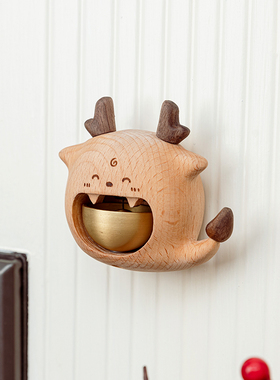 龙年门铃吸门式风铃多巴胺开门提z醒铃铛冰箱贴装饰摆饰2024年礼