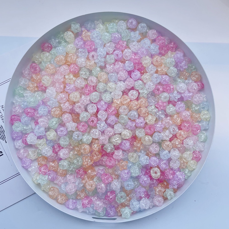 极速12mm Acrylic Star Beads For Diy Jewelry Bracelet Necklac-图2