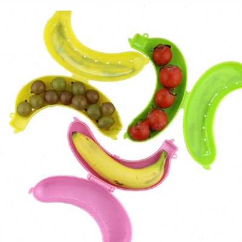 推荐1PC Banana Trip Outdoor Travel Storage Box Cute Banana C - 图1