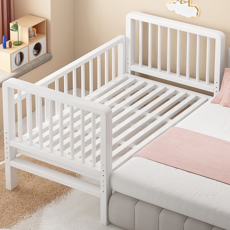 儿童拼接床高低可调婴儿床大人可睡加宽床可定制可升降围栏铁艺床,淘宝优惠券,粉丝福利购,淘宝优惠卷