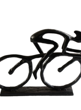 欧式铸铁自行车创意运动摆件样板间D摆饰家居桌面纪念品复古装饰