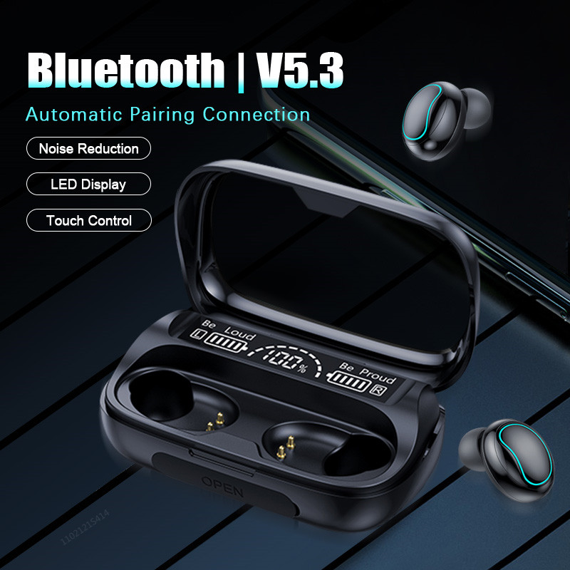 推荐TWS Earphones Wireless Bluetooth 5.3 Sport Noise Reducti - 图0