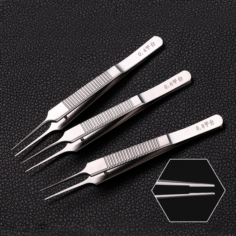 新品The ophthalmic tweezers eye microsurgery tweezers double - 图1