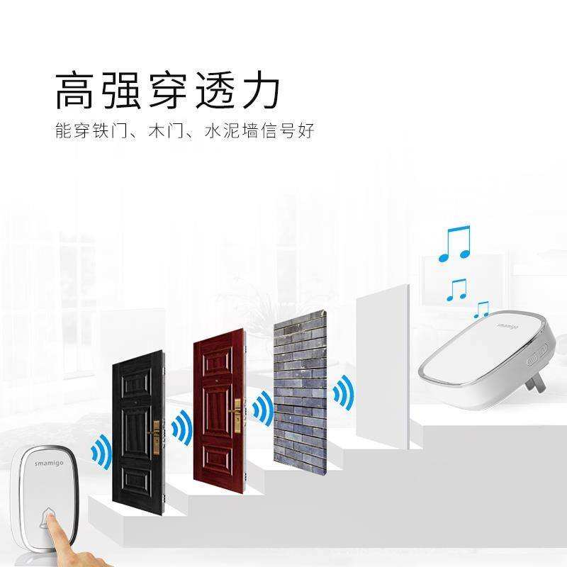 速发.doorbell wireless home ultra long distance through the - 图3