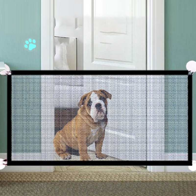 Punch-fdreeeP t Isolation Net Foldcng Stair Gate Dog Fenies - 图0