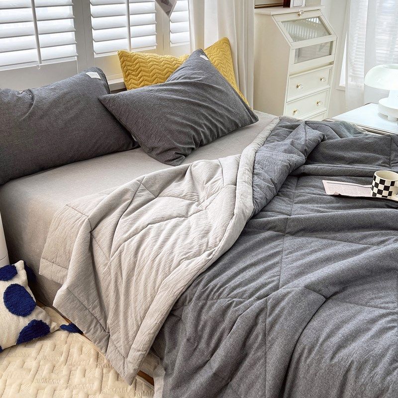 夏季夏凉被2024新款空调被被子宿舍单人学生四件套夏凉被母婴级,淘宝优惠券,粉丝福利购,淘宝优惠卷