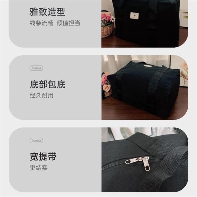 Quilt storage bag thickened canvas moving p-home packing extra large capacity duffel bag sturdy wear-resistant student quilt bag