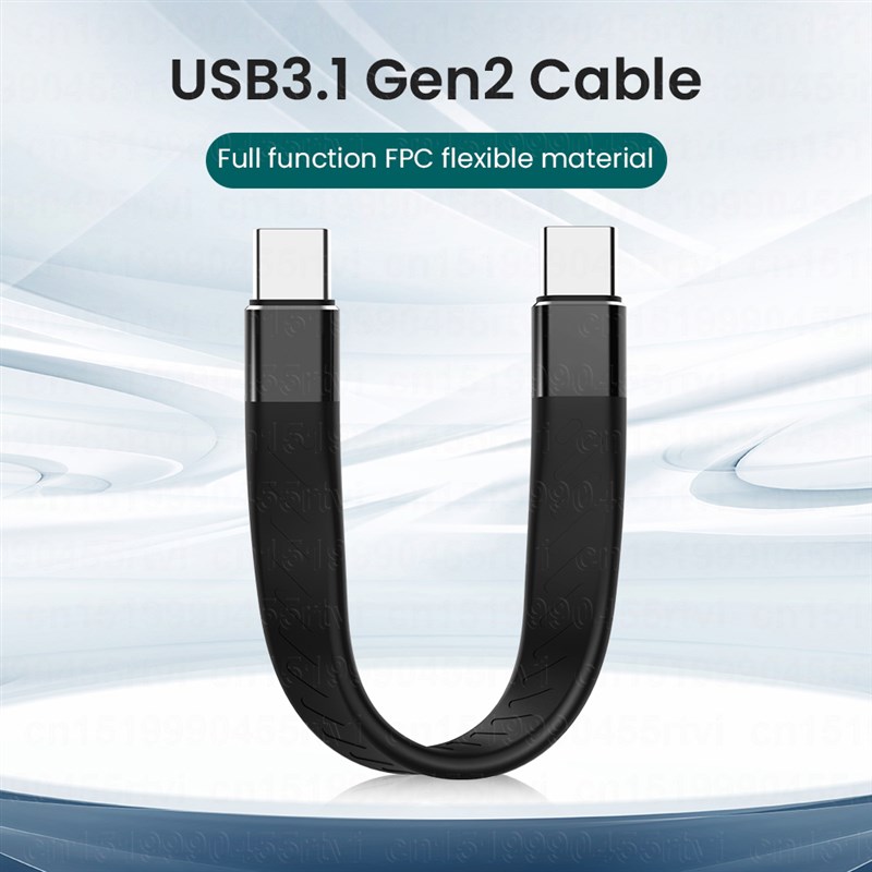 推荐3A PD 60W USB Type C To USB C 3.1 Gen2 10Gbps Data Cable - 图3