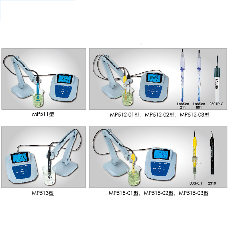 急速发货MP512-02型精密纯水PH计实验室PH仪酸碱度测量自动校准数 - 图0