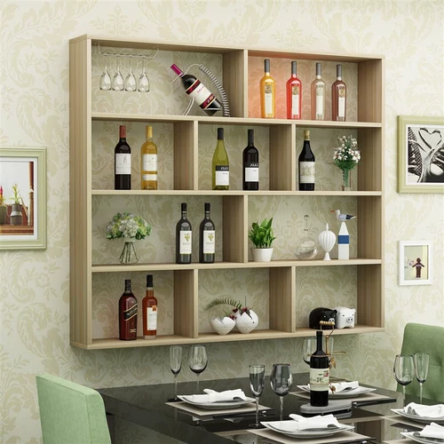 Простая многослойная винная стойка -стена -батончик -батончик, винный шкаф для столовой