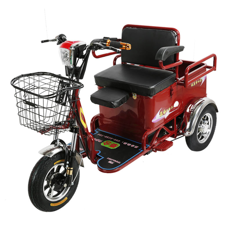 现货速发电动三轮车接送孩子车小型家用新款老年人代步车三轮电动