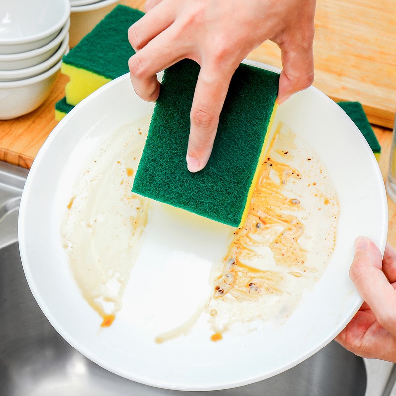 推荐5/10/20 Pcs Dishwashing Sponge Wipe Kitchen Cleaning Bru - 图2