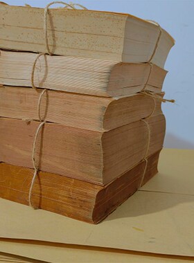 无封面旧书芯样板房麻绳捆书侘寂风道具书柜摆件软装陈列拍摄