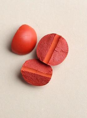 磨砂面朱砂手链女本命年饰品男原矿石辰砂幸运小红绳手串