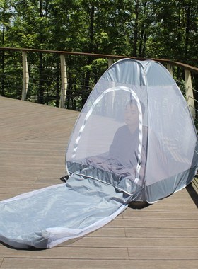 可做可趟可折叠空间大户外帐篷 禅修帐H 防蚊帐 瑜伽帐篷 打坐帐