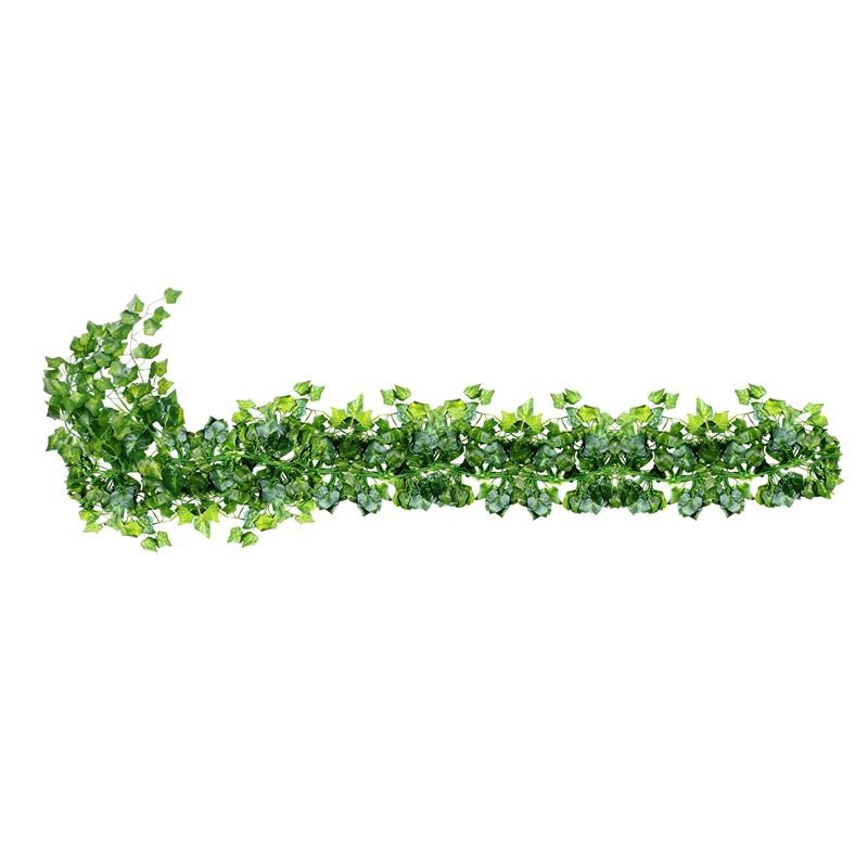 12pCs cArtiFiCiAl Vines  FAke Creeper Green iVy WreAtH  HAnG - 图3