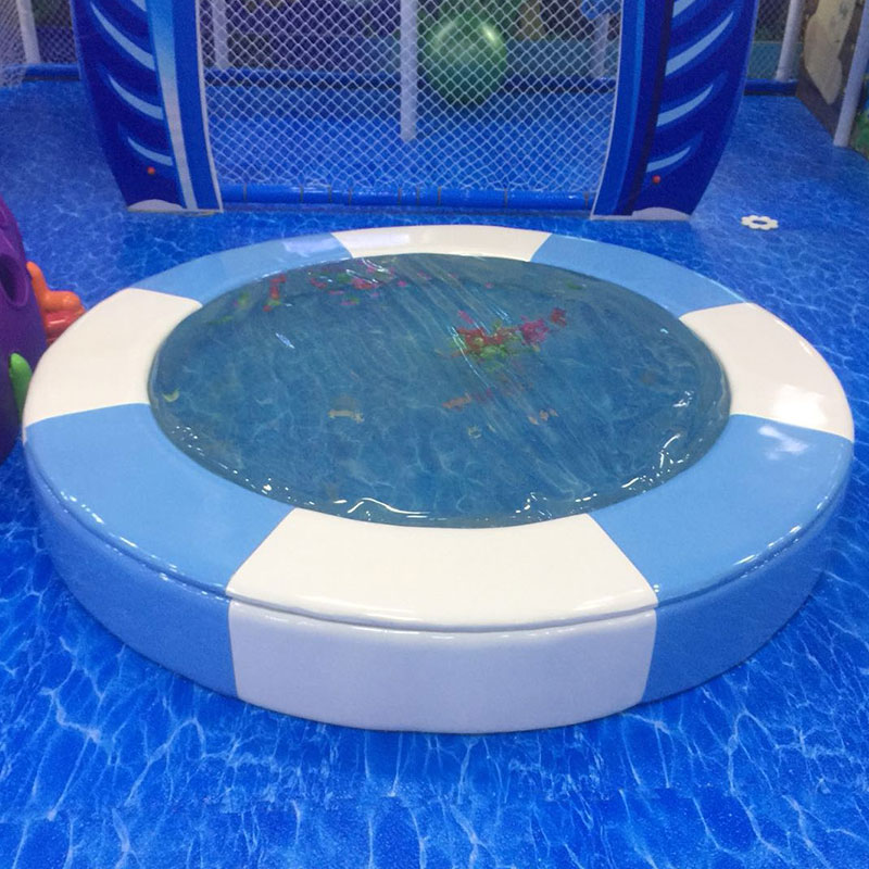 新款软包淘气堡配件 圆形水床TPU水袋儿童乐园踏浪水波波玩具游乐