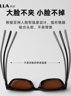 新品复古茶色太阳眼镜男女方形韩版潮ins网红眼S镜圆脸复古时尚街
