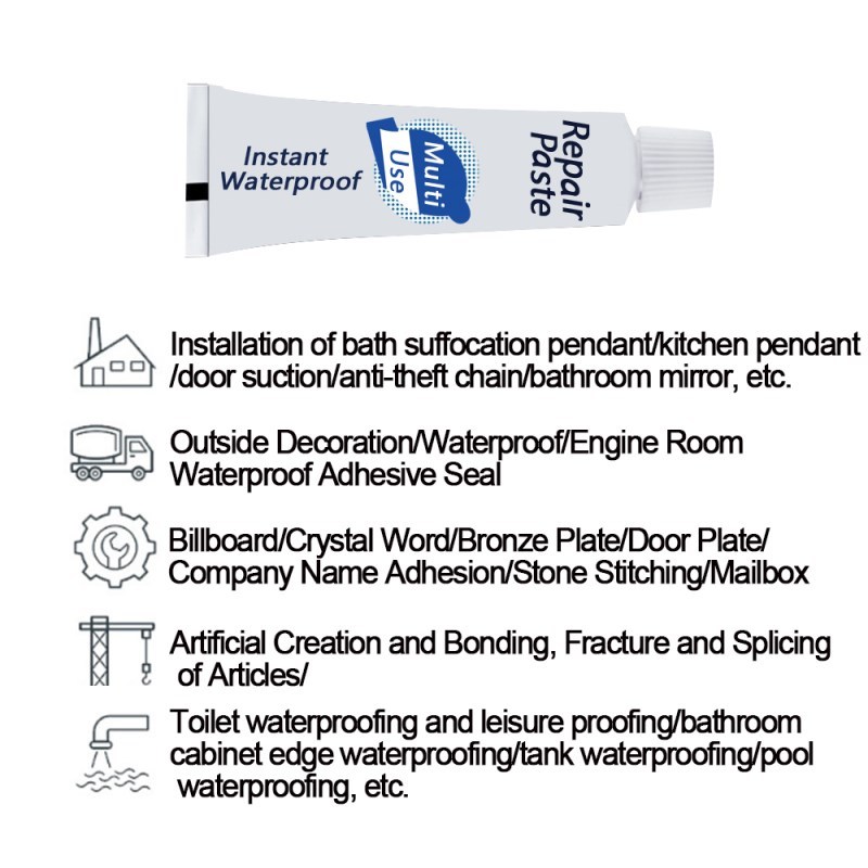 推荐1 Pc 10ml Instant Waterproof Repair Paste Multi Purpose - 图3