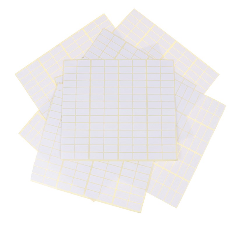 1680pcs A Lot 10*20mm Blank White Sticker Labels Small Pape - 图1