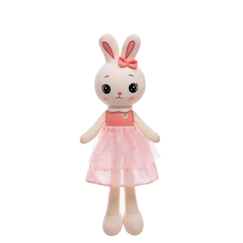 速发Cartoon Daisy cute rabbit doll plush toy girl's heart la - 图3