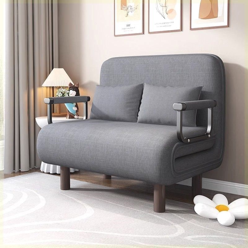 功能两用布艺床可折叠科技布沙发床办公室午休沙发椅小户型简约床,淘宝优惠券,粉丝福利购,淘宝优惠卷