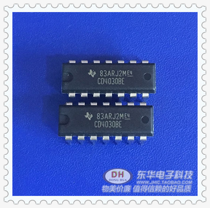 极速CD4030BE DIP14原装现货四2输入异或门 质优价廉一个起售当天 - 图1