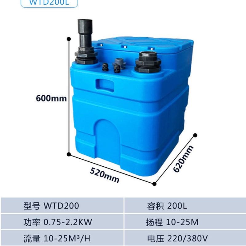 速发一体化隔油提升设备别墅PE地下室污水提升器不锈钢油水分离设-图3