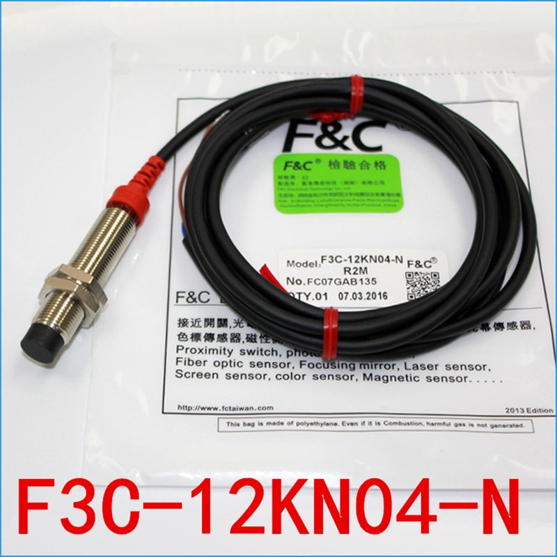 F&C嘉准M12金属接近开关F3C-12KN04-N/N2/P/P2 R2M三线24VNPN常开 - 图0