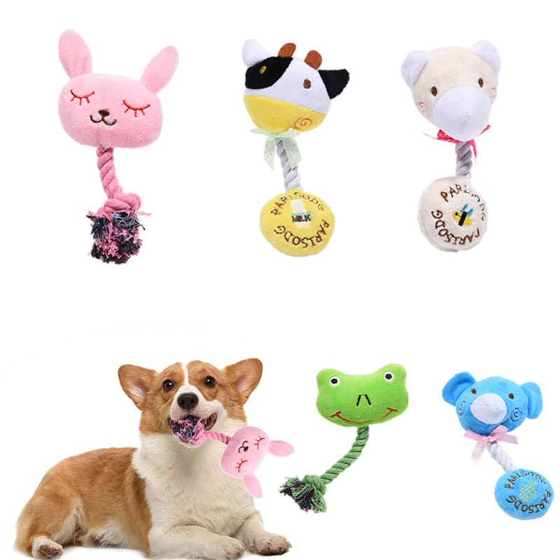 Dog Cotton Rope Pet Dog Molar Ropt Pet Dogs DurableW Biee Re - 图0