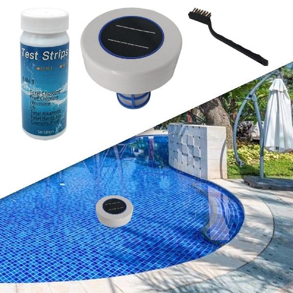 推荐Swimming Pool Solar Pool Ionizer Keeps Pool Cleaner for - 图1