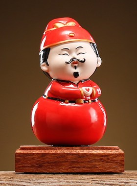 结婚礼品送闺蜜朋友一对陶瓷新婚房装饰高档实用摆件公仔情侣婚庆