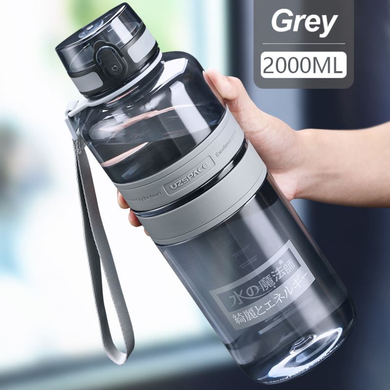 极速1L 1.5L 2L Sports Water Bottle Large Capacity Fitness Ou-图2