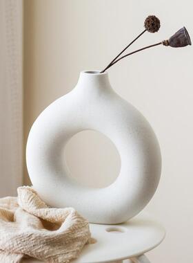 热销Round Ceramic Vase Home Decoration Accessories Office De