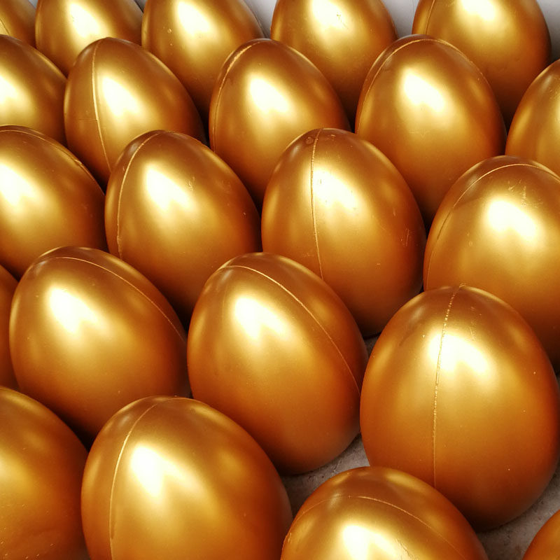 重庆金鸡蛋展架包邮送货上门20cm活动金猪晚会开业促销道具砸金蛋