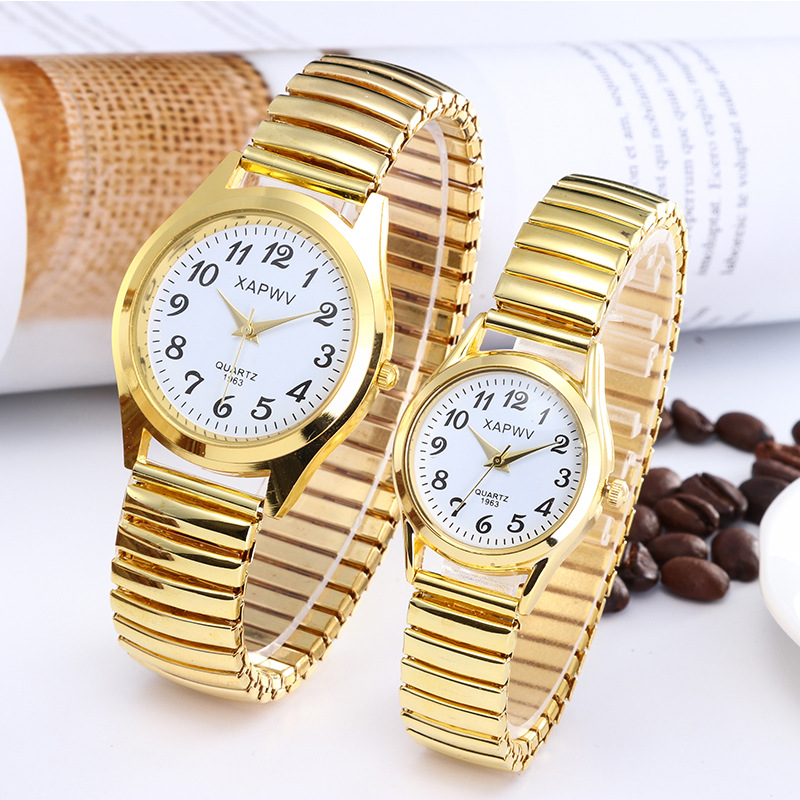 推荐Fashion Women Watches Men Business Elasticity Watch Quar-图2