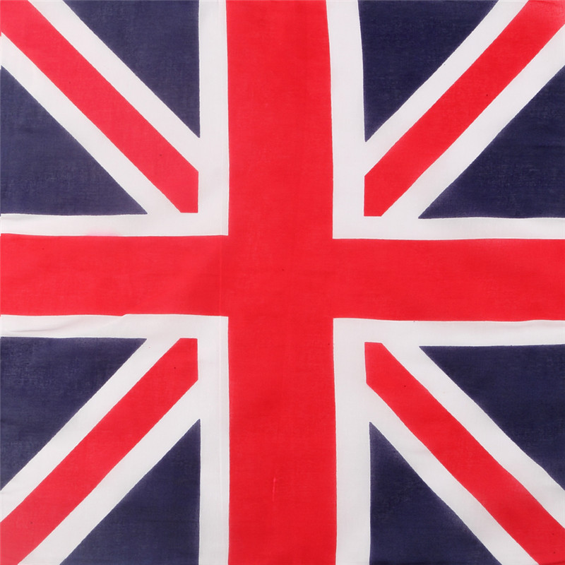 速发Haiti United States British Flag Series Cotton Square Hi-图2